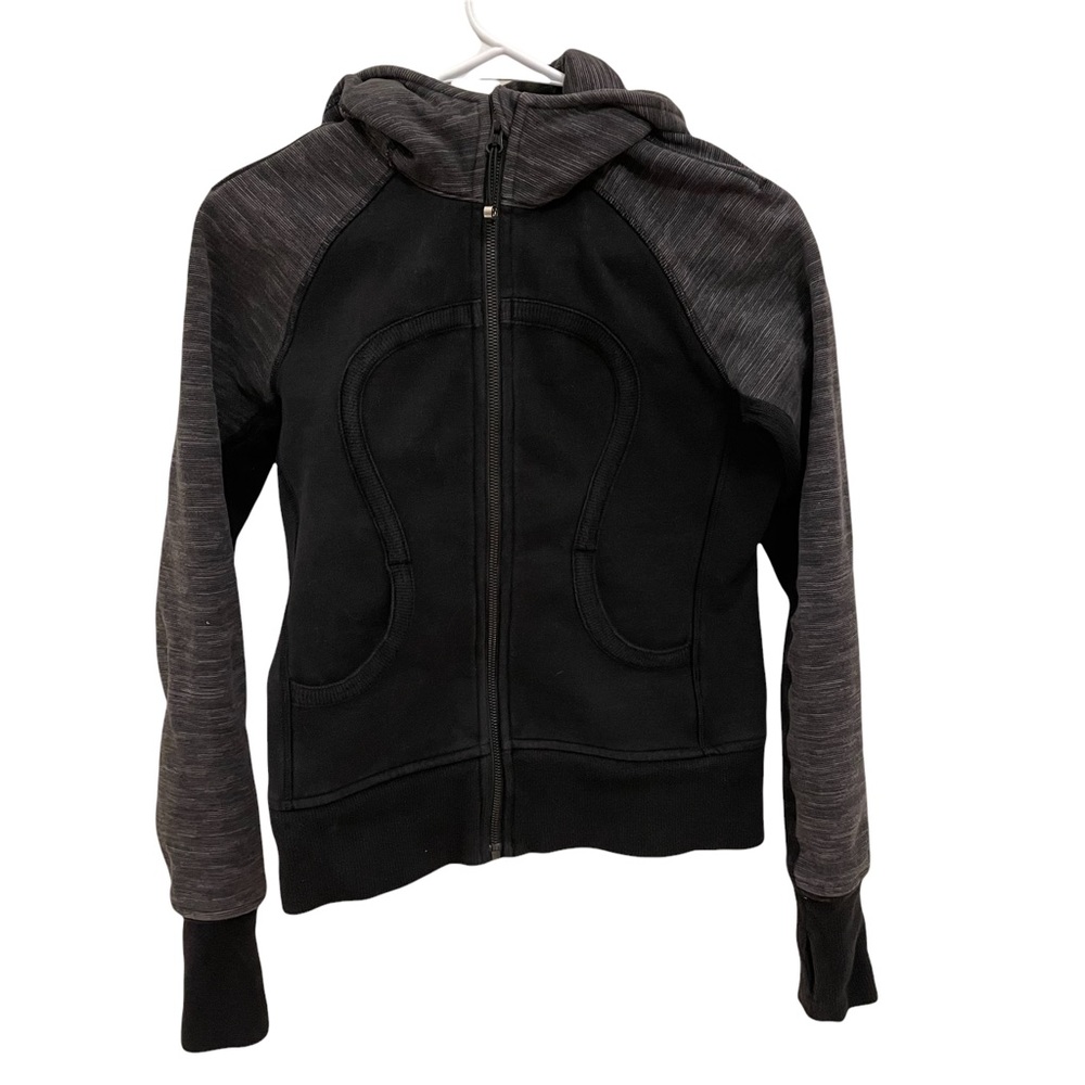 Lululemon Athletica size 4 Black & Gray Workout Hoodie